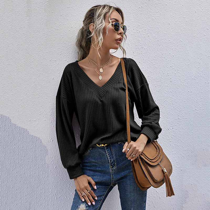 Women's Casual Oversized Long Sleeve Top Mune Fashion