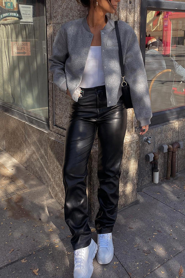 Mune | Baseball Shirt Loose Casual Cardigan Jacket