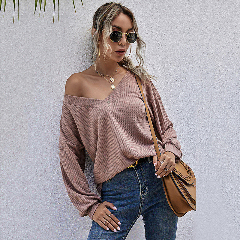 Women's Casual Oversized Long Sleeve Top Mune Fashion