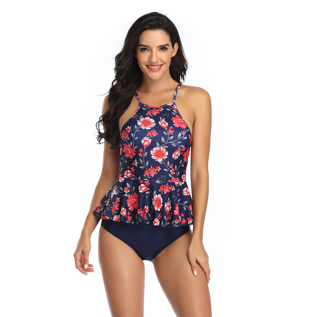 Women’s Tankini Set with slightly flared top and comfortable bottoms Mune Fashion