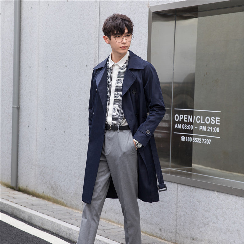 Men's trench coat with double-breasted and tailored fit Mune Fashion