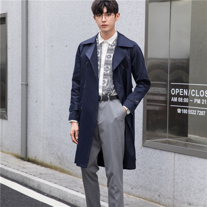 Men's trench coat with double-breasted and tailored fit Mune Fashion