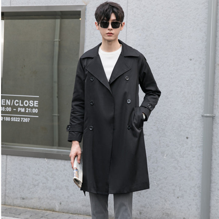 Men's trench coat with double-breasted and tailored fit Mune Fashion