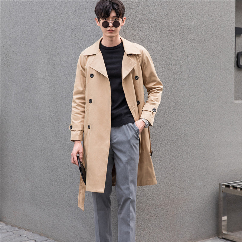 Men's trench coat with double-breasted and tailored fit Mune Fashion