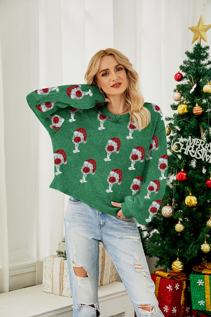 Mune | Christmas Puff Sleeve Sweater
