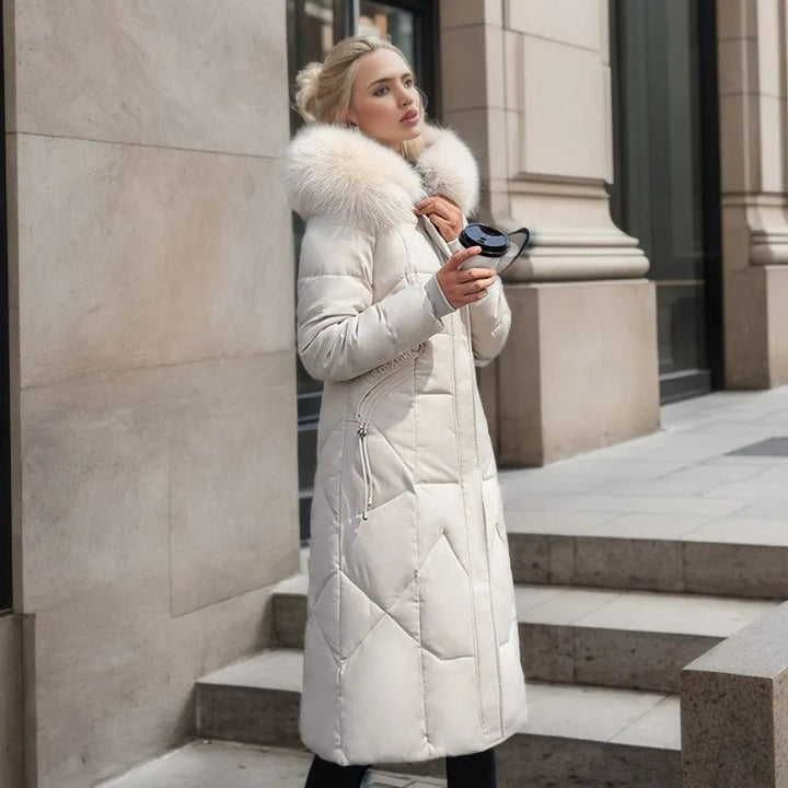 Mune | Long Padded Jacket with Hood