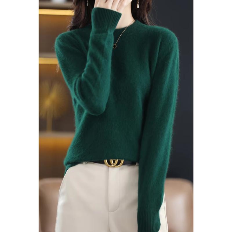 Mune | Cashmere Pullover Women Luxurious Round Neck Soft & Fashionable