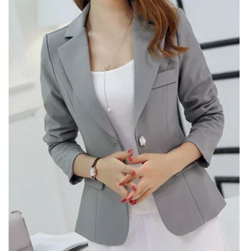 Women's Tailored Slim Fit Office Blazer