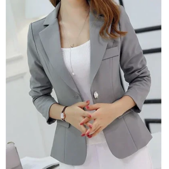 Women's Tailored Slim Fit Office Blazer