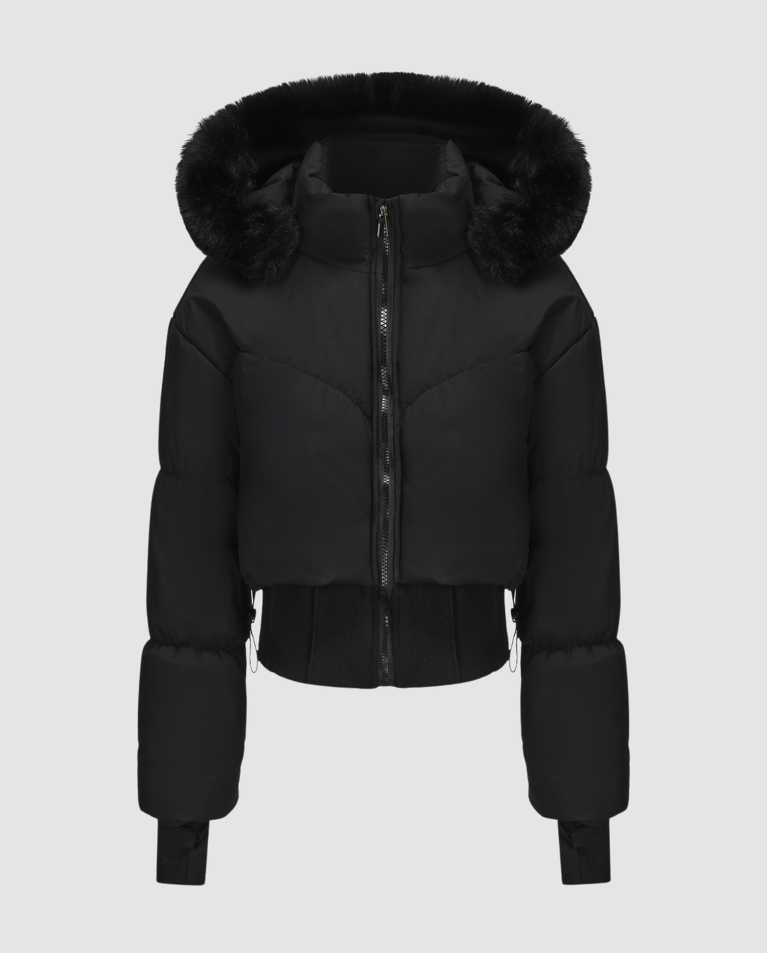 Stylish Warm Cropped Down Jacket Women