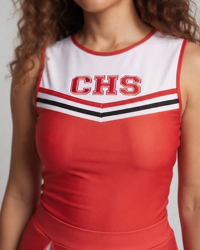 Women Cheerleader Costume with sporty accents Mune Fashion
