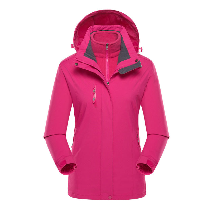 Women's Lightweight Waterproof Hooded Jacket with Zipper and Adjustable Hem Mune Fashion