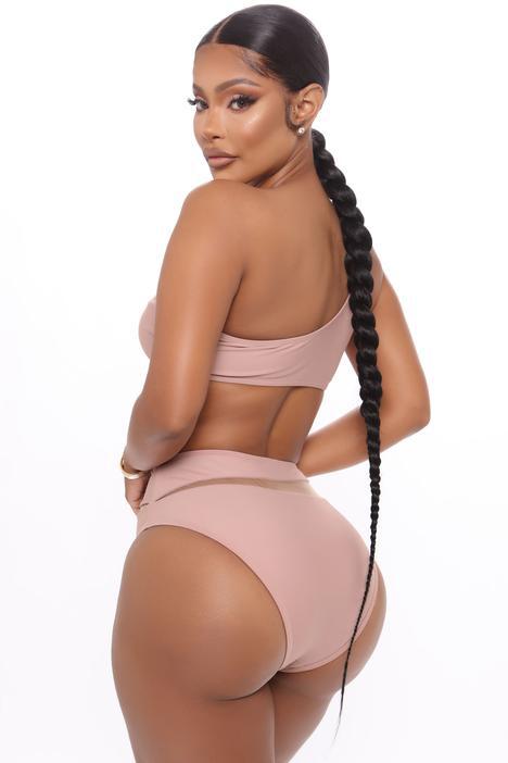 Women's High-Cut Bikini with Transparent Inserts Mune Fashion
