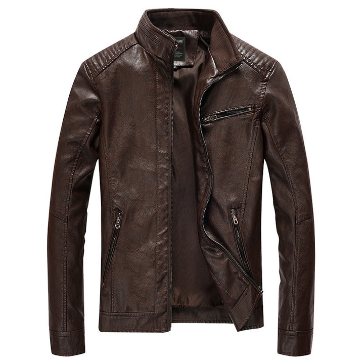 Men's Stylish Leather Jacket Mune Fashion