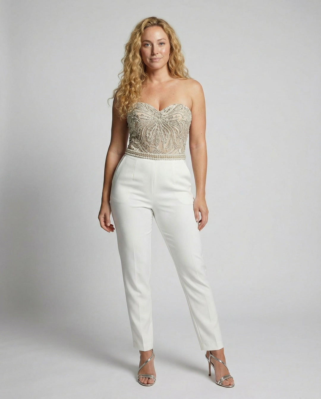 Elegant Women's Jumpsuit Strapless