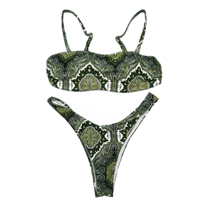 Women's Triangle Bikini with trendy straps Mune Fashion