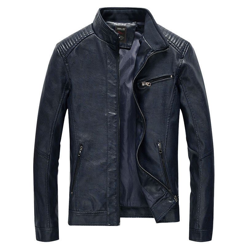Men's Stylish Leather Jacket Mune Fashion
