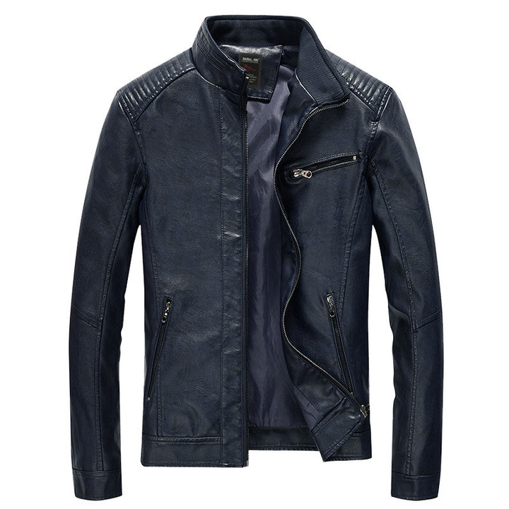Men's Stylish Leather Jacket Mune Fashion