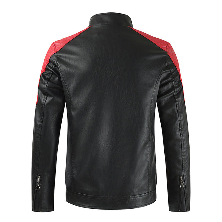 Men's Casual Leather Jacket Mune Fashion