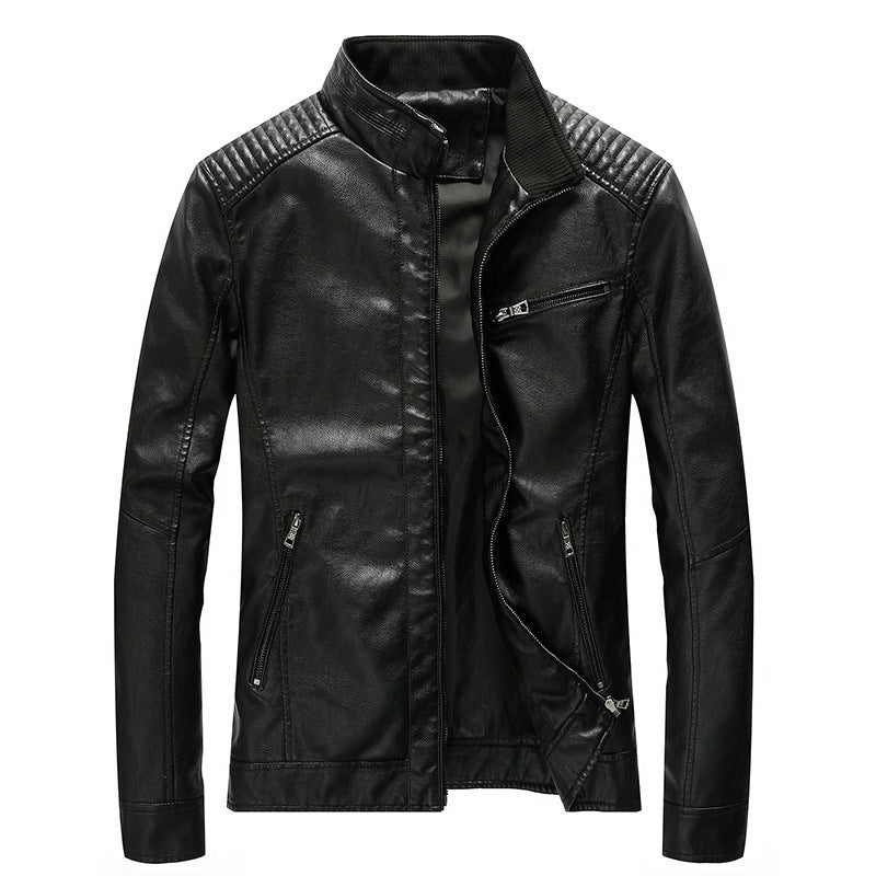 Men's Stylish Leather Jacket Mune Fashion