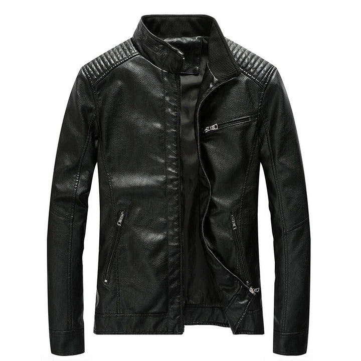 Men's Stylish Leather Jacket Mune Fashion