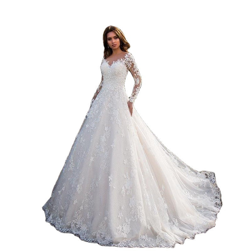 Mune | Elegant White Bridal Wedding Dress