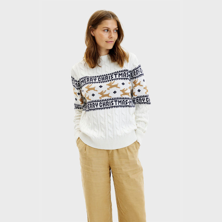 Mune | The elegant Christmas sweater White Women