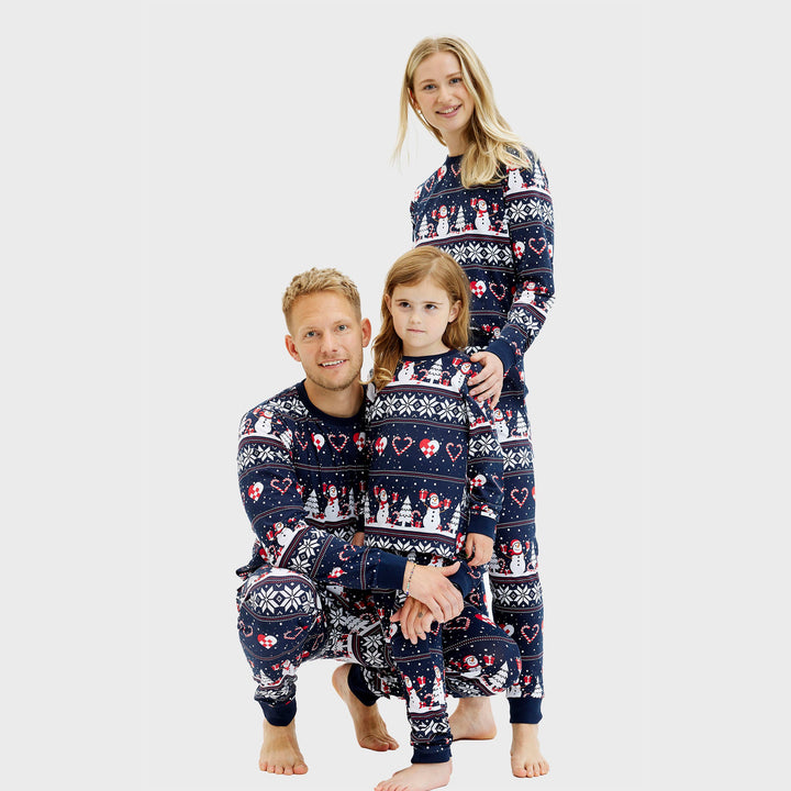Mune | Christmas Heart Christmas Pajamas Navy Women
