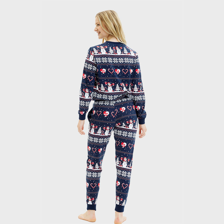Mune | Christmas Heart Christmas Pajamas Navy Women