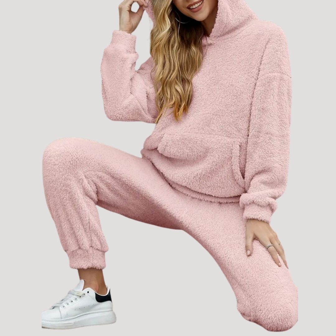 Women’s Spring Cozy Hooded Lounge Set
