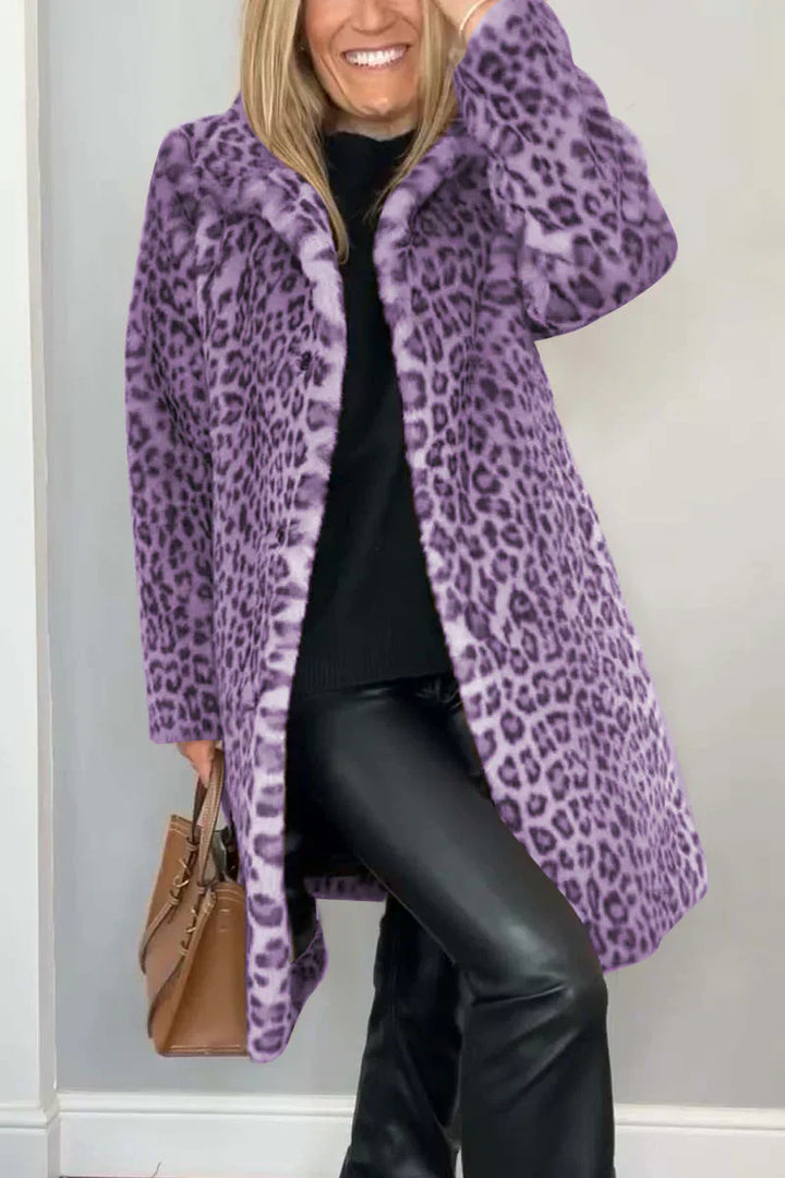 Mune | Women Winter Coat with Animal Print