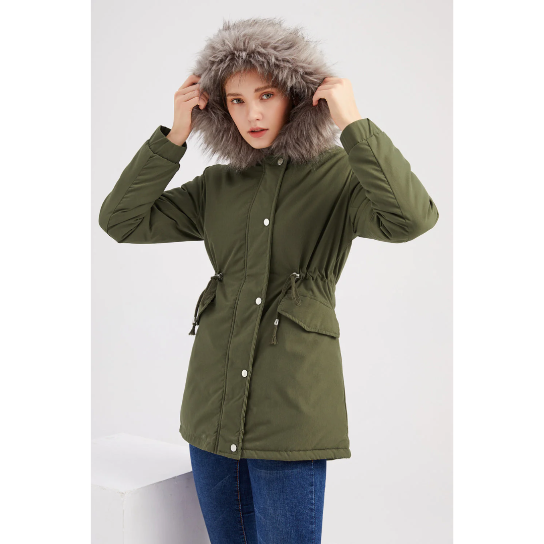 Mune | Winter Parka Jacket with Buttons Down