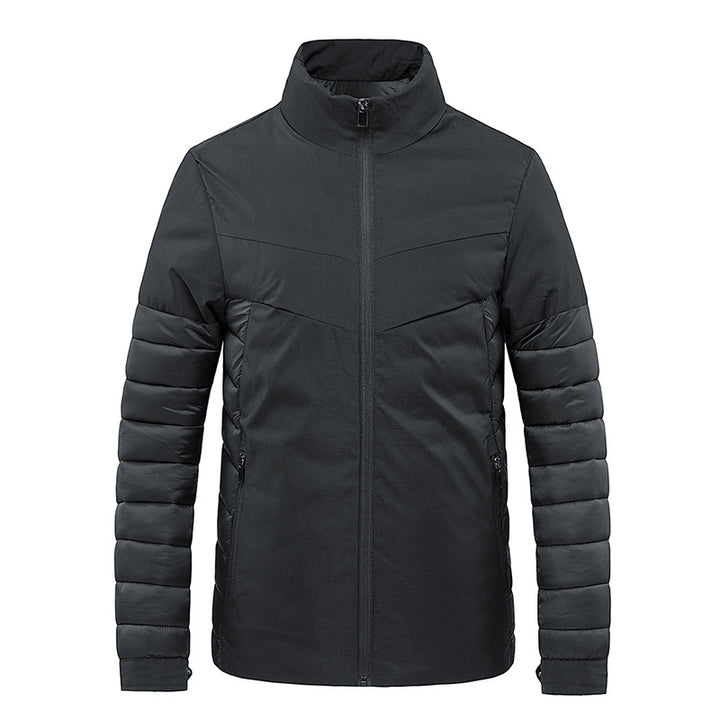 Men's Lightweight Thermal Quilted Jacket with Softshell Outer Material Mune Fashion