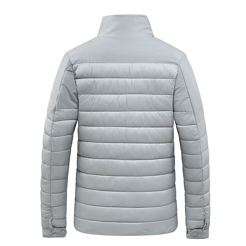 Men's Lightweight Thermal Quilted Jacket with Softshell Outer Material Mune Fashion