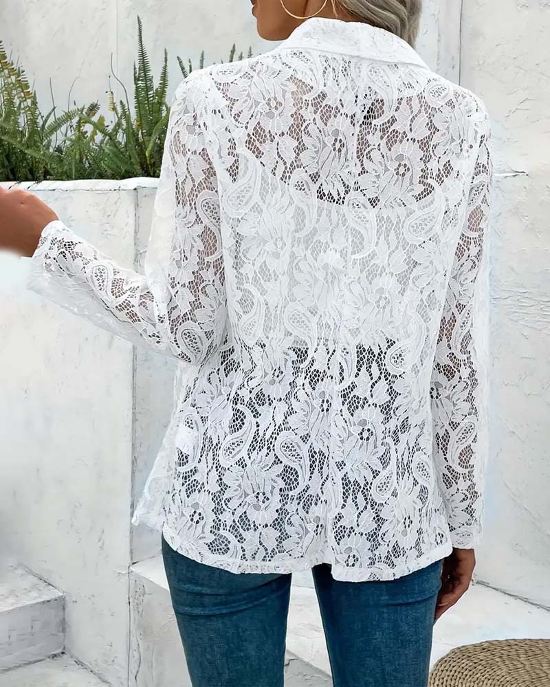 Mune Fashion | Elegant Blazer with Lace