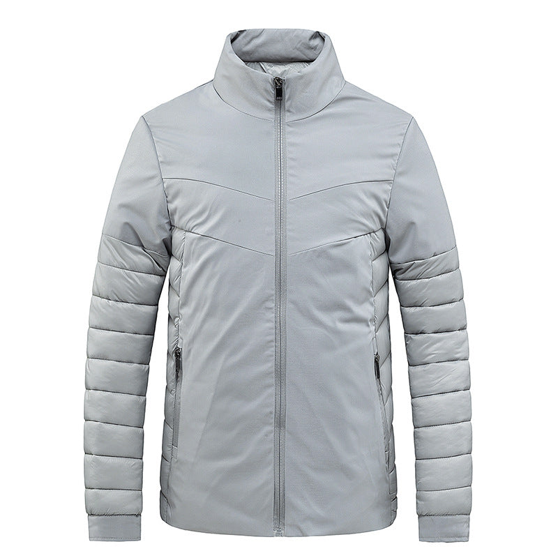 Men's Lightweight Thermal Quilted Jacket with Softshell Outer Material Mune Fashion