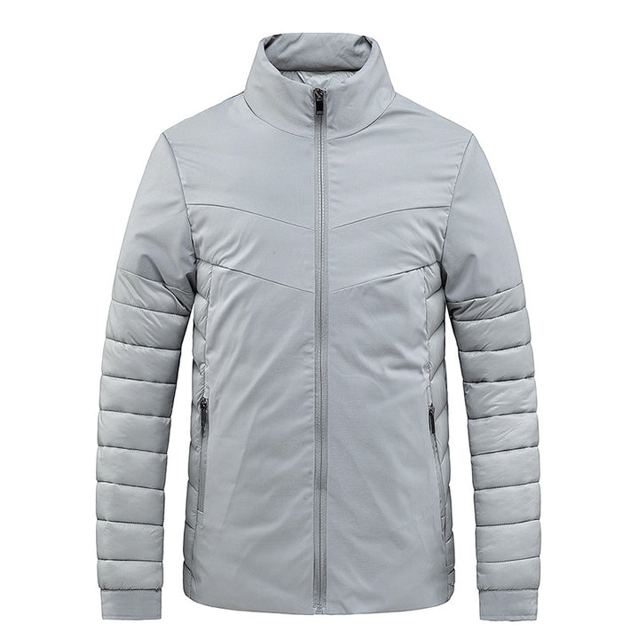 Men's Lightweight Thermal Quilted Jacket with Softshell Outer Material Mune Fashion