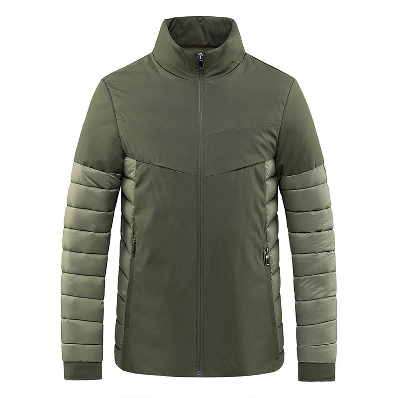 Men's Lightweight Thermal Quilted Jacket with Softshell Outer Material Mune Fashion
