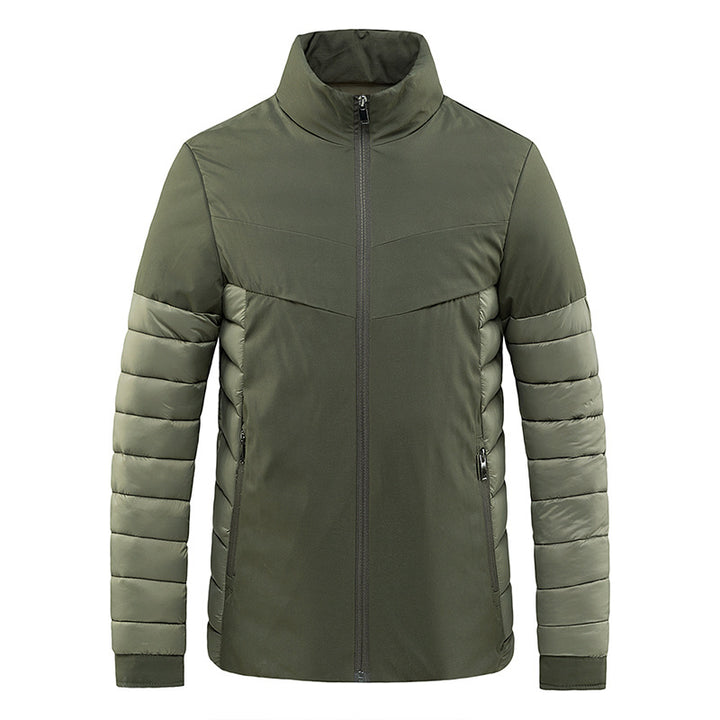Men's Lightweight Thermal Quilted Jacket with Softshell Outer Material Mune Fashion