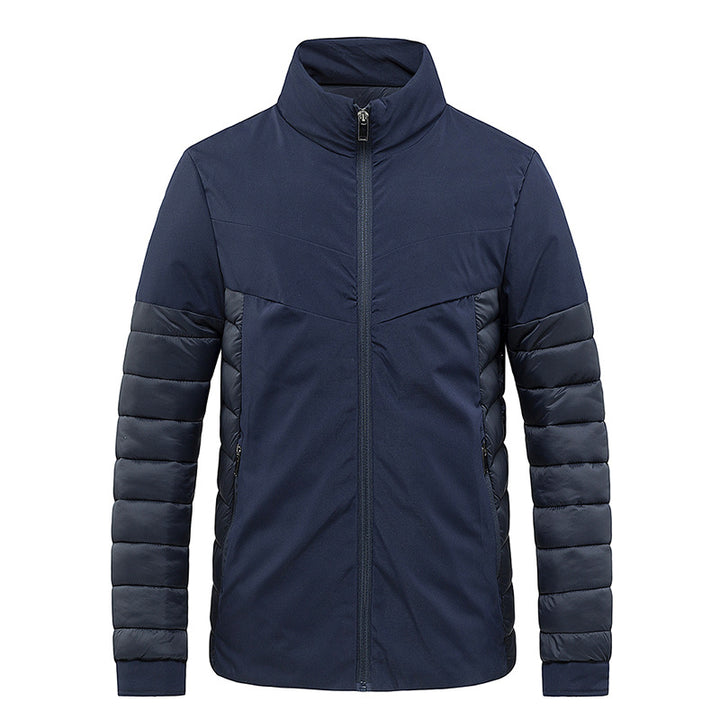 Men's Lightweight Thermal Quilted Jacket with Softshell Outer Material Mune Fashion