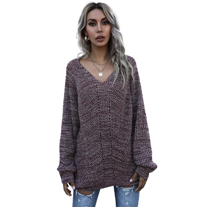 Women's Large Knit Sweater Mune Fashion