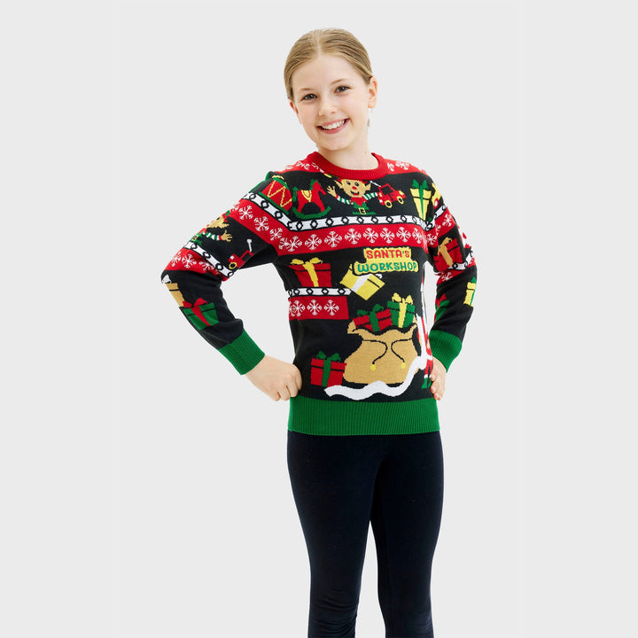 Mune | Santa's Workshop Christmas Sweater Kids