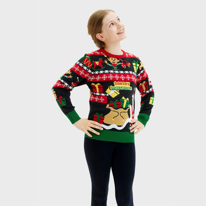 Mune | Santa's Workshop Christmas Sweater Kids