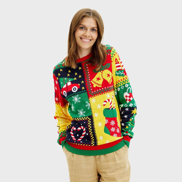 Mune | The Patchwork Christmas Sweater Women