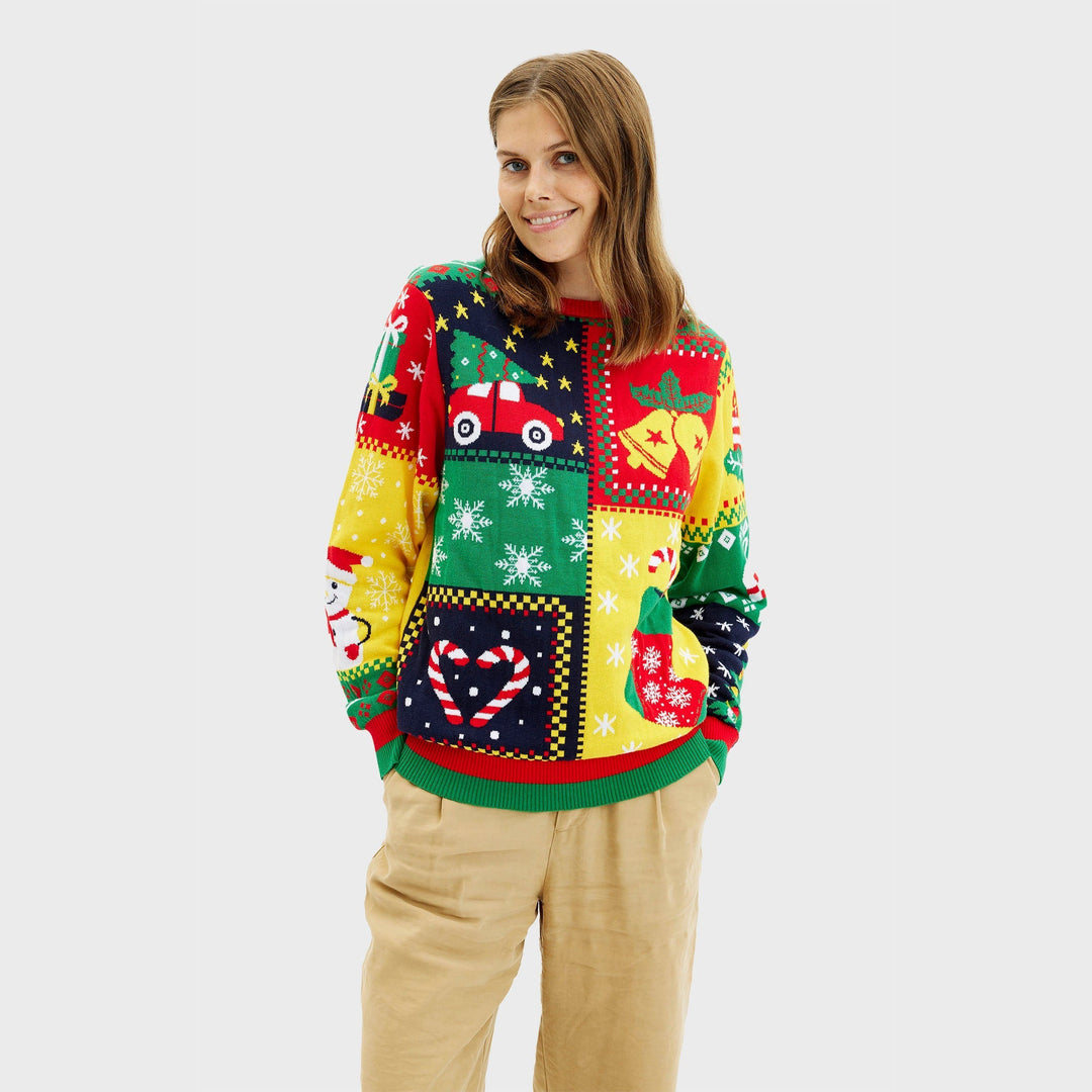 Mune | The Patchwork Christmas Sweater Women
