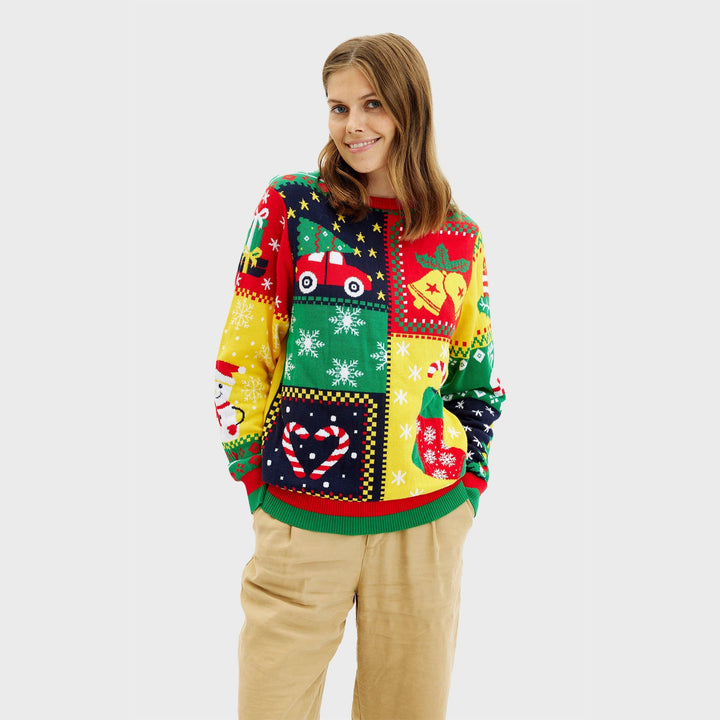 Mune | The Patchwork Christmas Sweater Women