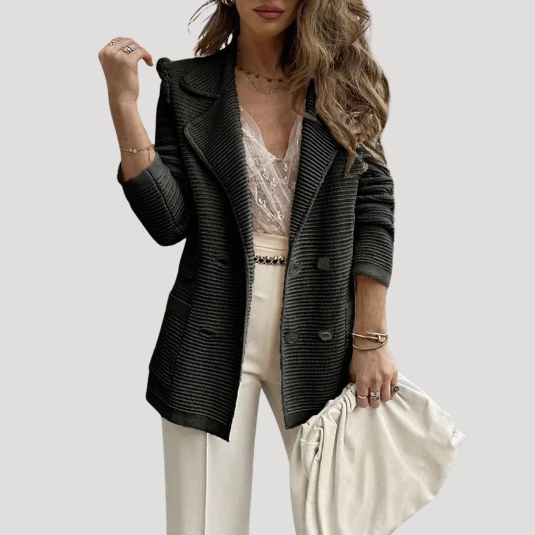 Mune | Ribbed double blazer jacket