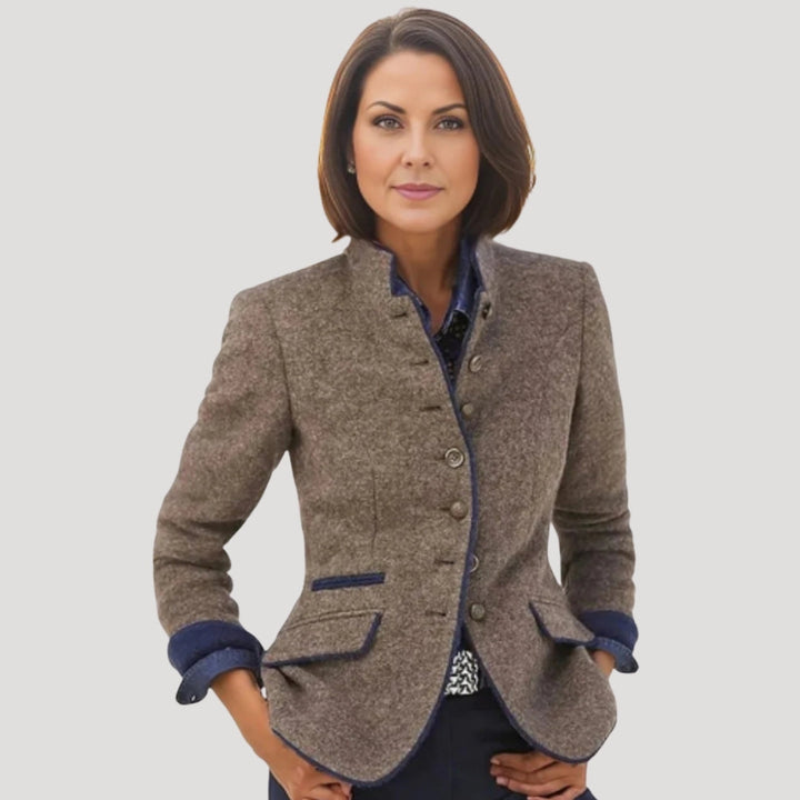 Mune | Women's Tweed Jacket Tailored Country Blazer
