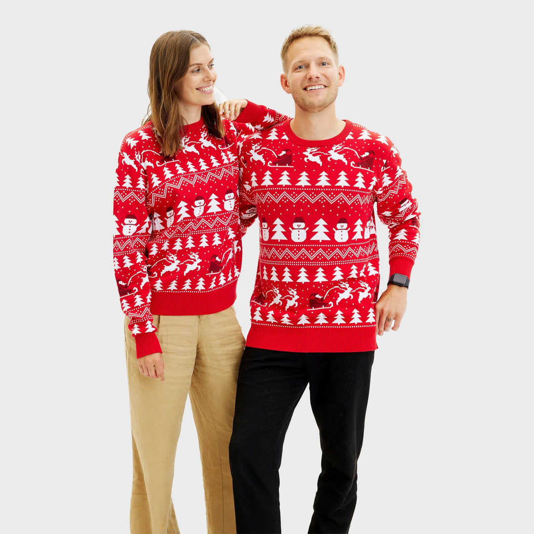 Mune | The stylish Christmas sweater red Men's