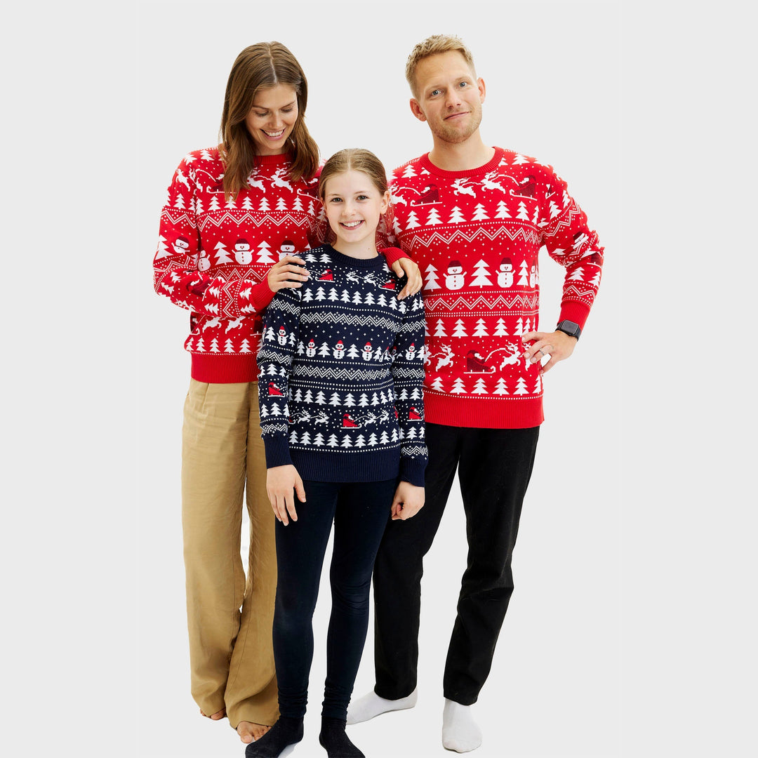 Mune | The stylish Christmas sweater red Men's